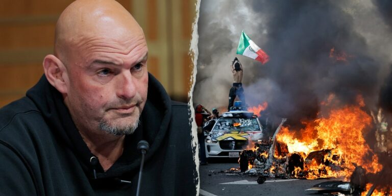 Political Fallout: Fetterman’s Stand Against Los Angeles Unrest Sparks Debate